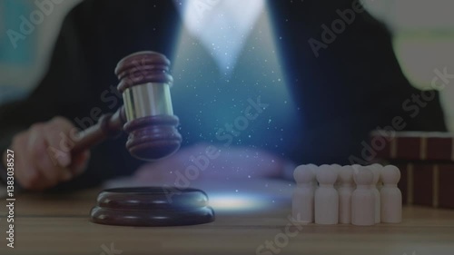 Federal Judge declaring contempt of court.