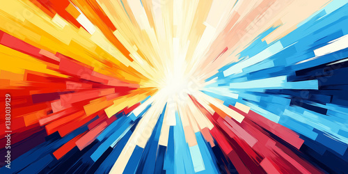 Abstract colorful light background