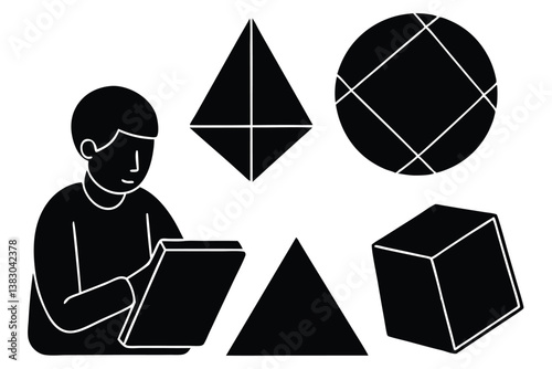 Educational Geometry Shapes Vector for Students

