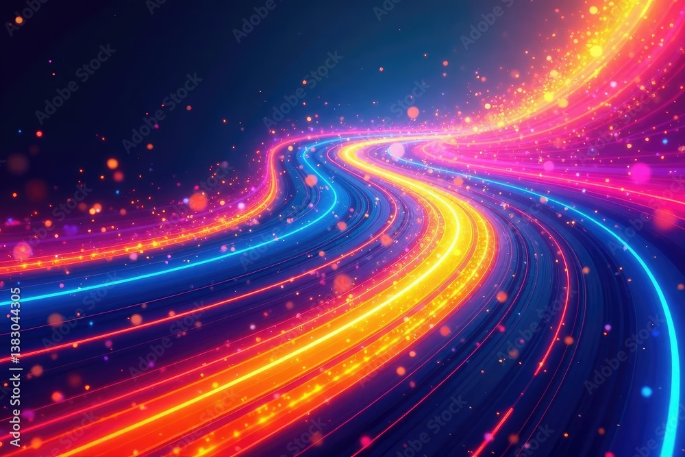 Abstract swirls of color creating a vibrant, dynamic race track , sport, vivid Abstract swirls of color creating a vibrant, dynamic race track , sport, vivid