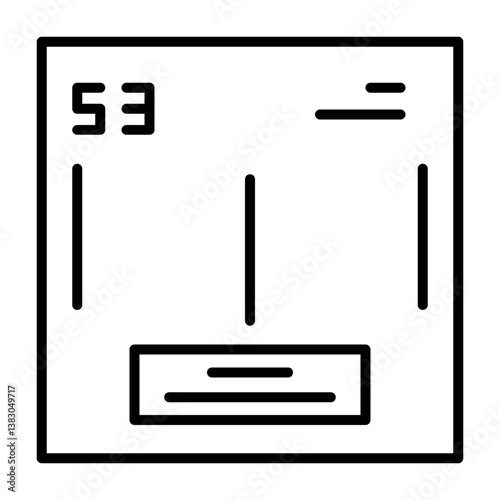 Lodine Outline Style Icon