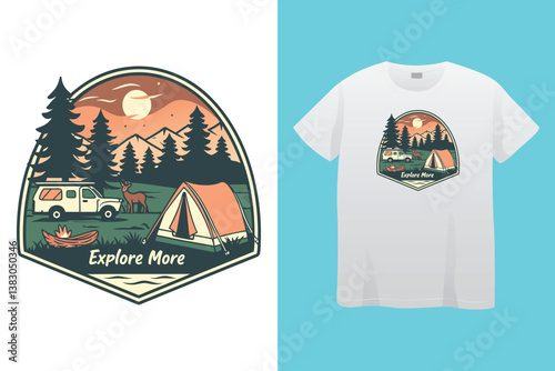 Adventure is calling camper I have to go typography t shirt design .