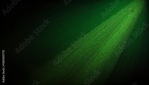 Traffic green Opal green Olive drab texture dark black background, Neon blur glow color light overlay, abstract art and design concept.