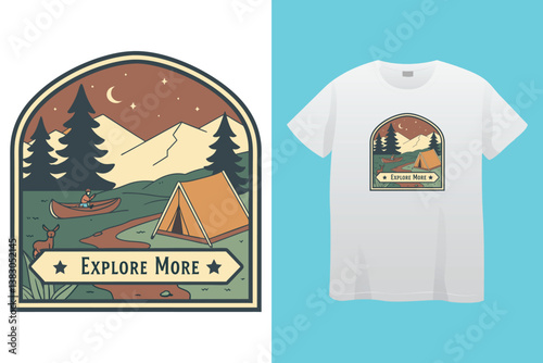 This shirt smells like campfire. camping graphics vector, vintage explorer, adventure, wilderness. Outdoor adventure quotes symbol. Perfect for t-shirt prints, posters.This shirt smells like campfire.