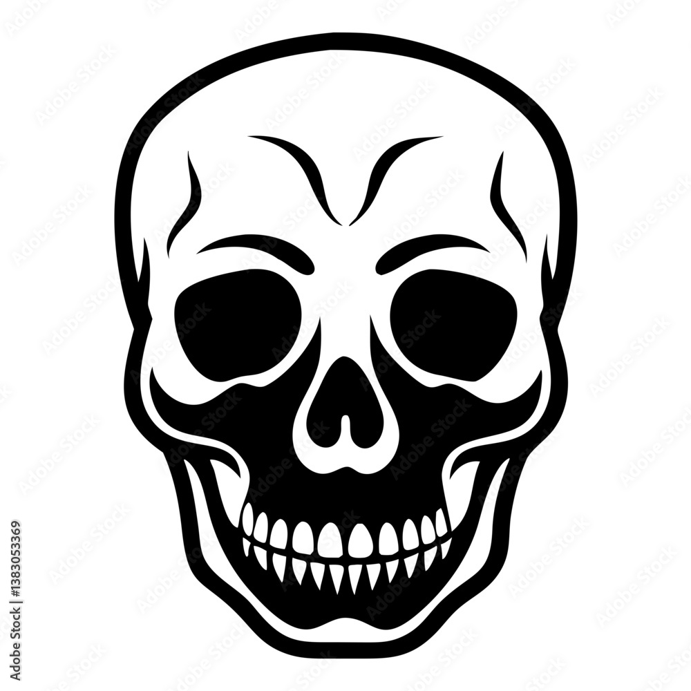 Fototapeta premium Skull Silhouette