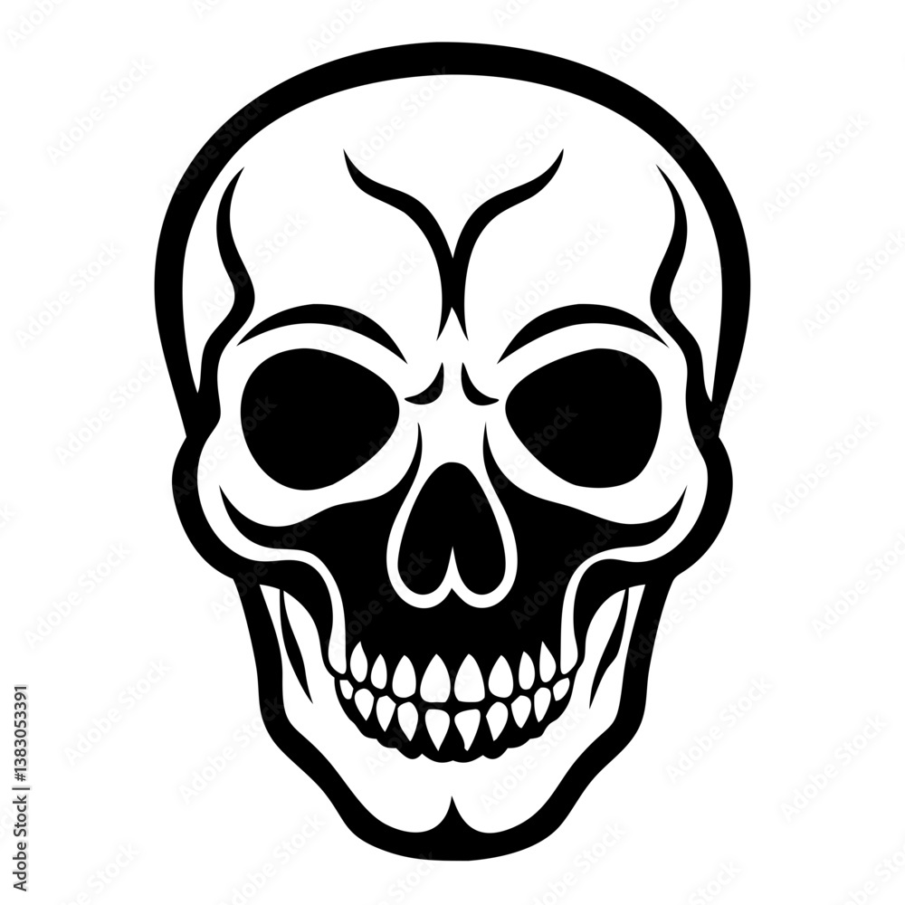 Obraz premium Skull Silhouette