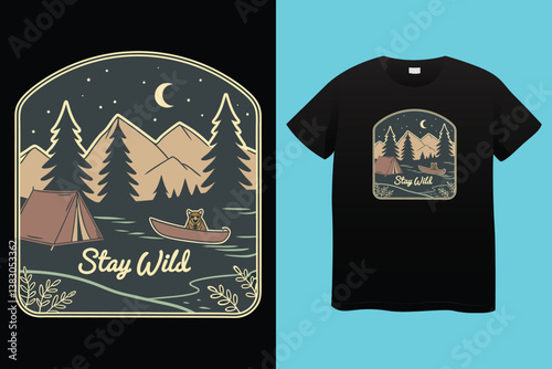 This shirt smells like campfire. camping graphics vector, vintage explorer, adventure, wilderness. Outdoor adventure quotes symbol. Perfect for t-shirt prints, posters.This shirt smells like campfire.