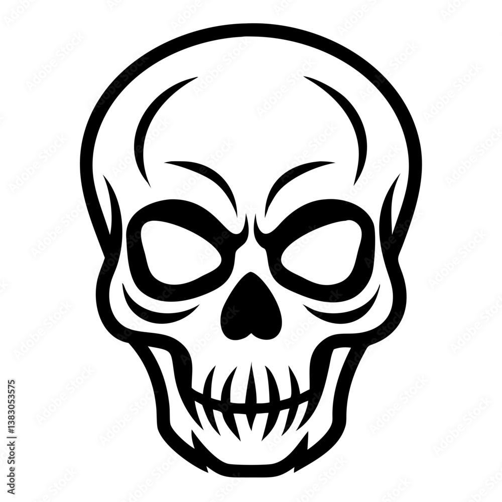 Fototapeta premium Skull Silhouette