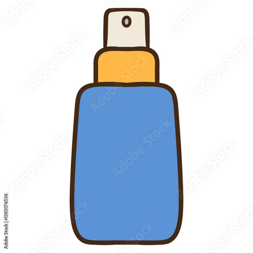 perfume bottle vector illustration
