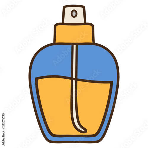 vector illustration of a perfume bottle