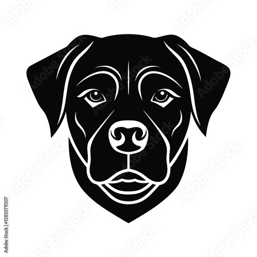 Rottweiler vector silhouette