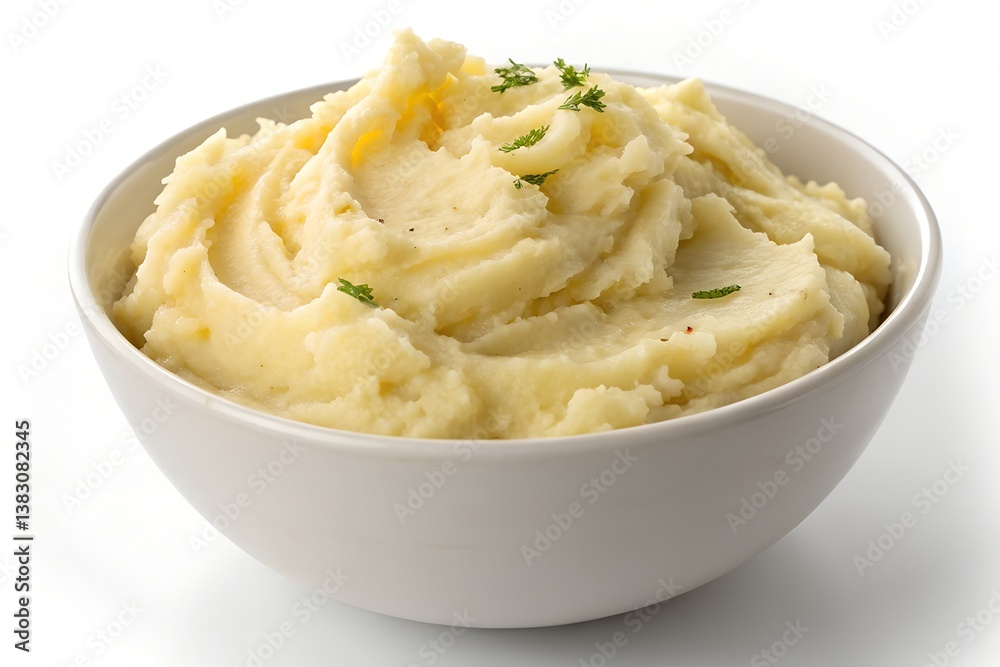 mashed potatoes in a bowl isolated on white mashed potatoes in a bowl isolated on white