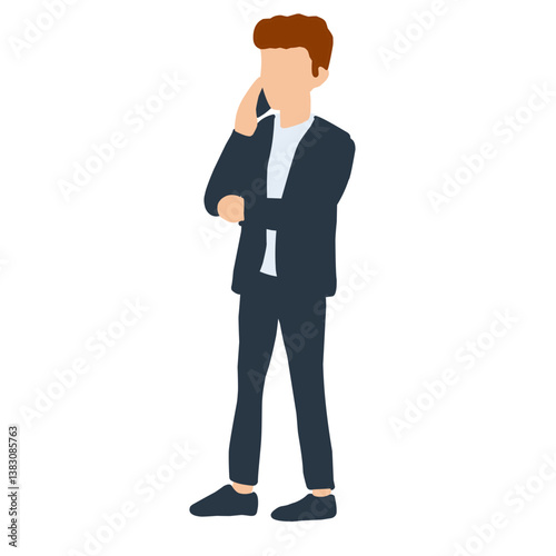 busineson a call