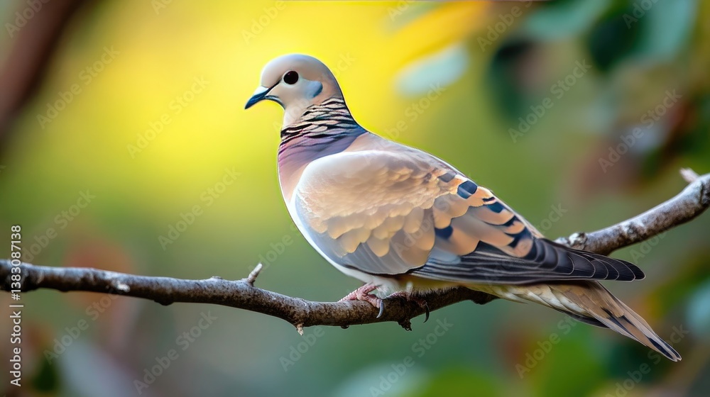 Mourning dove perched on a branch Mourning dove perched on a branch