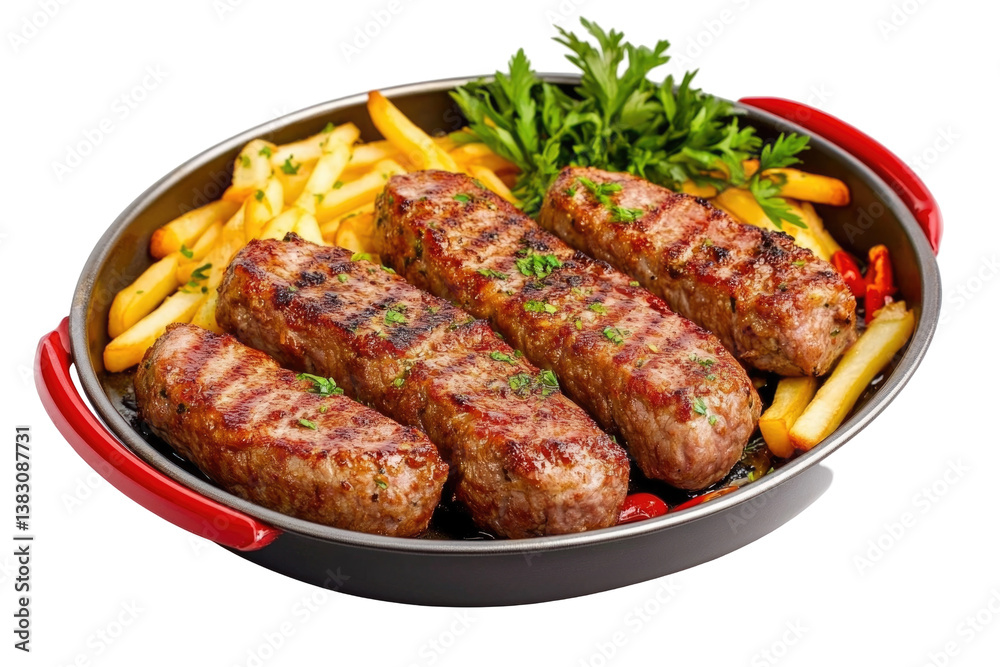 Grilled Meat Rolls on transparent background Grilled Meat Rolls on transparent background
