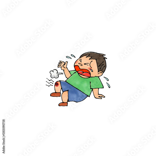 Foto 怪我をした男の子