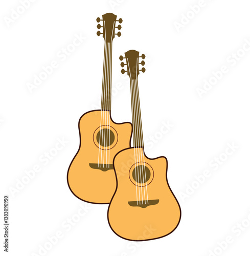 A musical instrument, guitar can paly light as well as classical music.