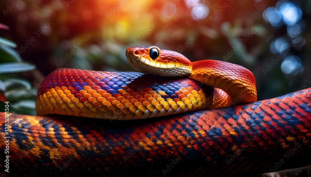 Obraz premium Flame Viper