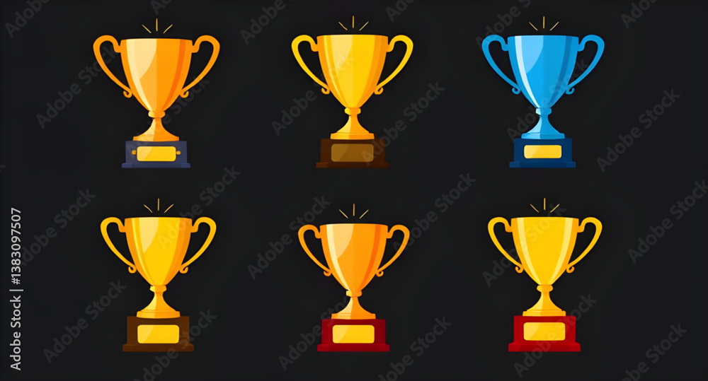 trophy art icon trophy art icon
