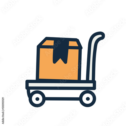 box  on trolley