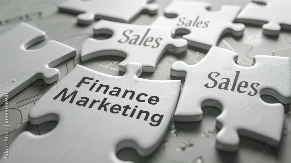 Obraz premium Business automation and system logic to increase team performance.