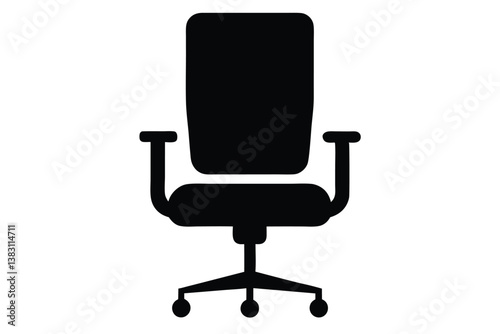 office chair isolated on white