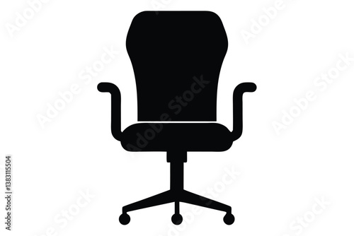 office chair isolated on white