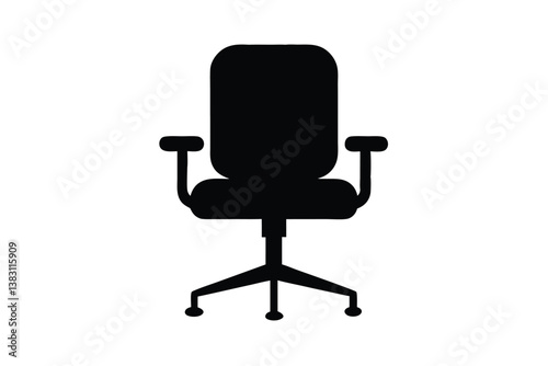 office chair isolated on white