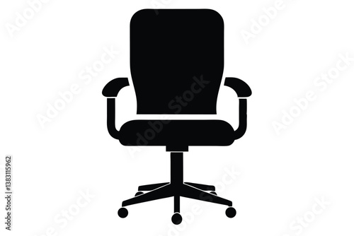 office chair isolated on white