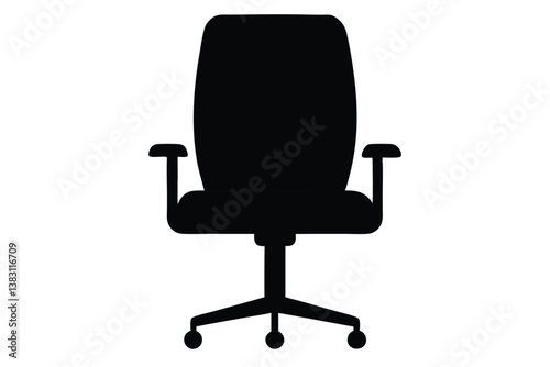 office chair isolated on white