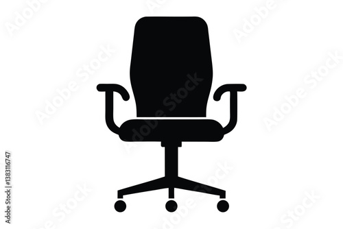 office chair isolated on white