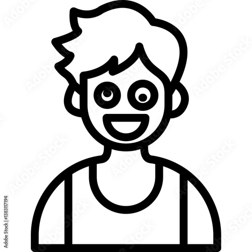 Crazy Boy Icon