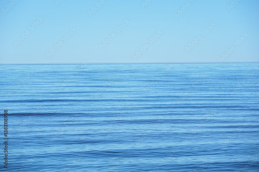 Obraz premium Blue Baltic sea water.