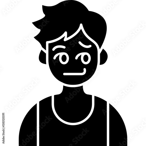Smirk Boy Icon