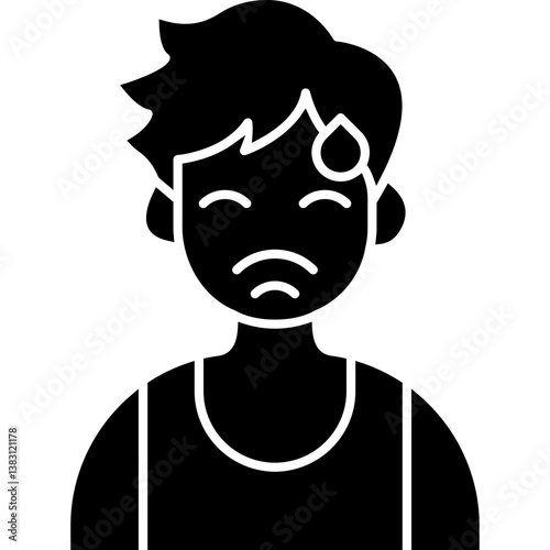 Embarrassed Boy Icon