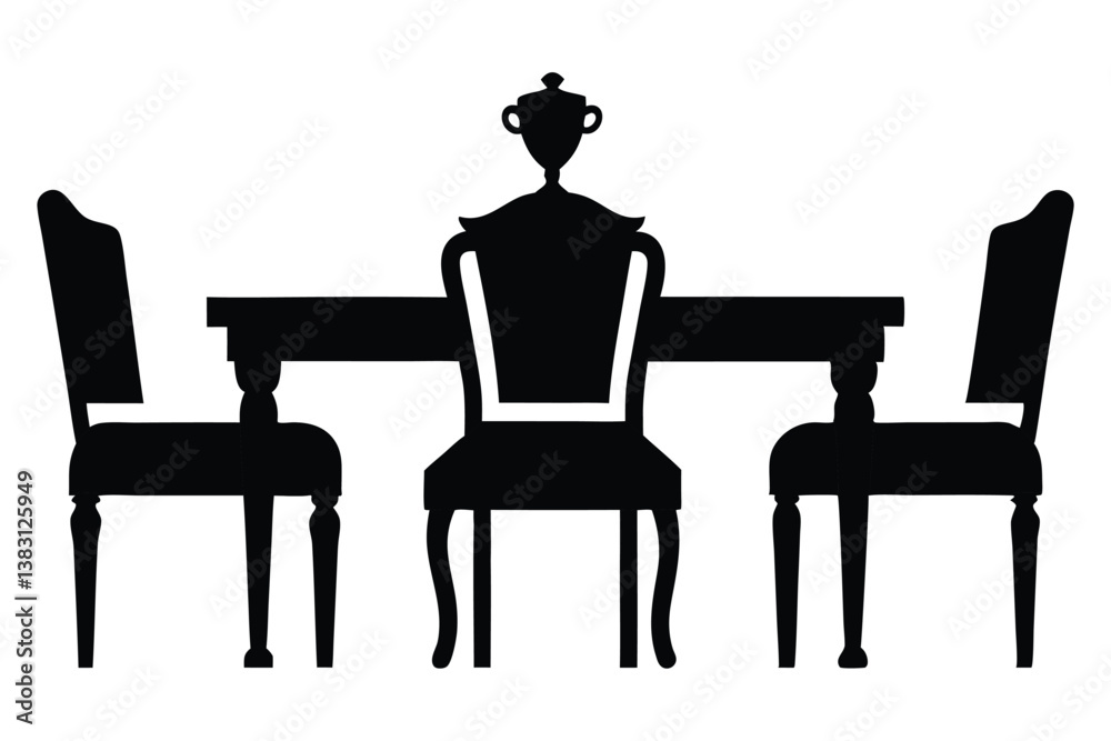silhouette of a man in a chair silhouette of a man in a chair