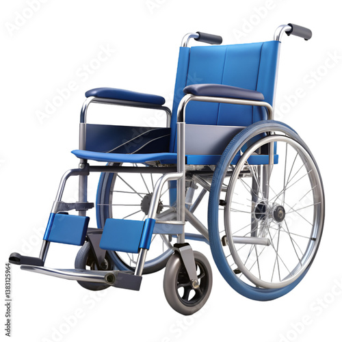 wheelchair isolated on white