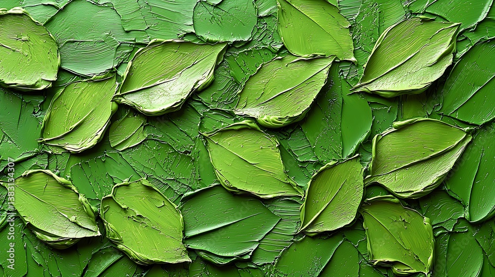 Fototapeta premium Green Leaf Abstract Texture Background