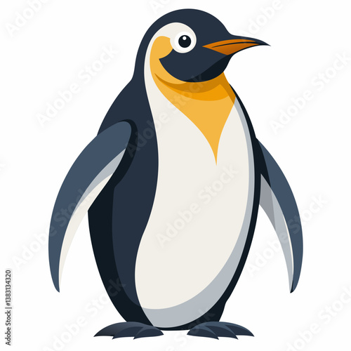penguin on the snow