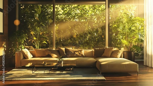 Cozy Reading Nook with Built-In Shelves and a Comfortable Chair