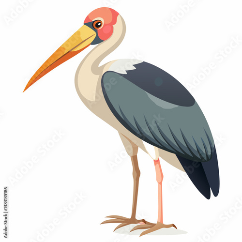yellow billed stork