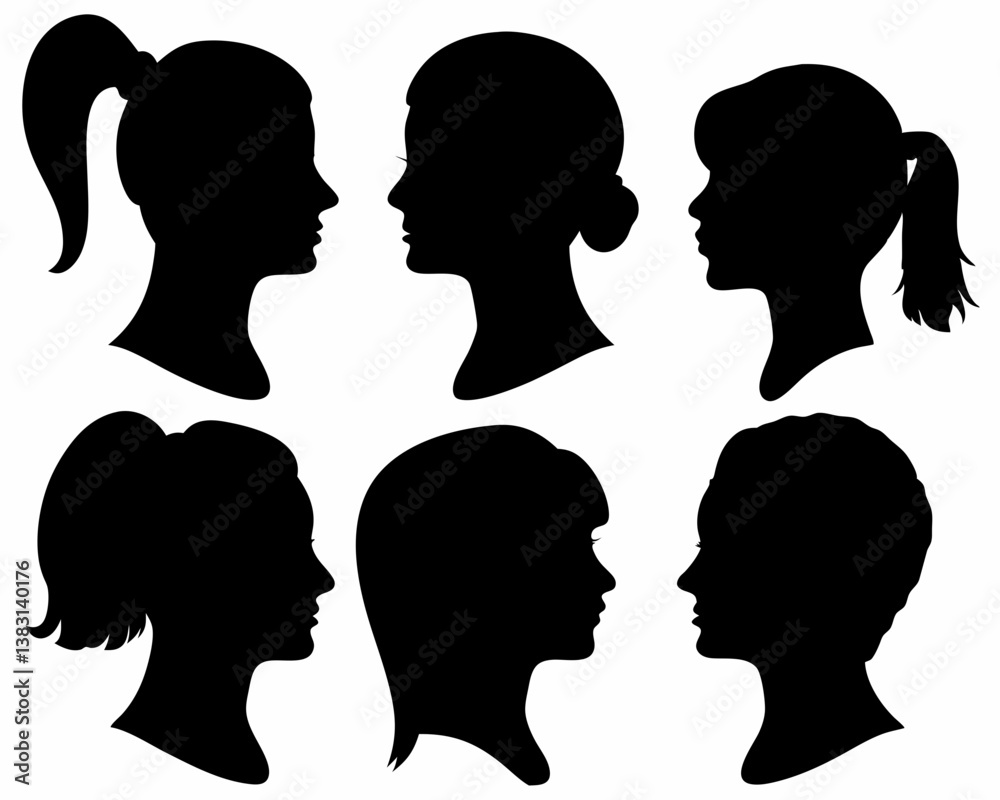 Fototapeta premium silhouette of a woman