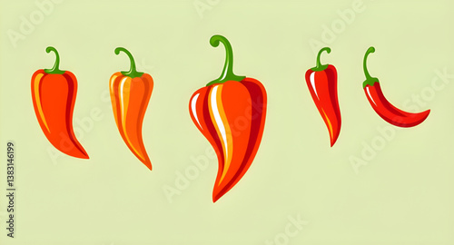 chilli illustration vector