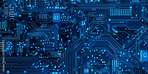 Circuit Board's Complex Design: Exploring Technology's Intricate Pathways