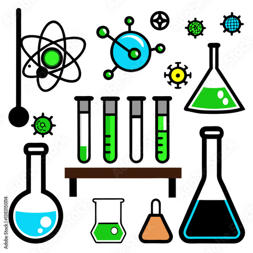 science and chemistry icons
