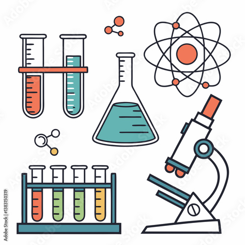 science and chemistry icons