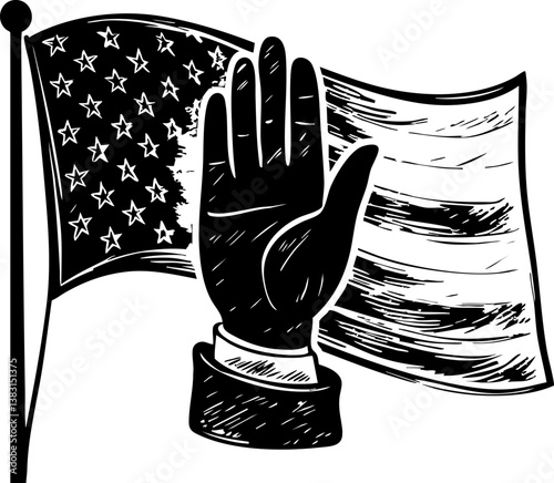 Memorial day tribute united states graphic national celebration artistic perspective honoring sacrifice