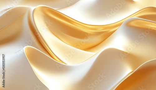 Abstract Liquid Gold Texture