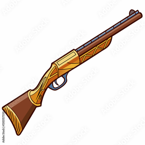 rifle vector illustration