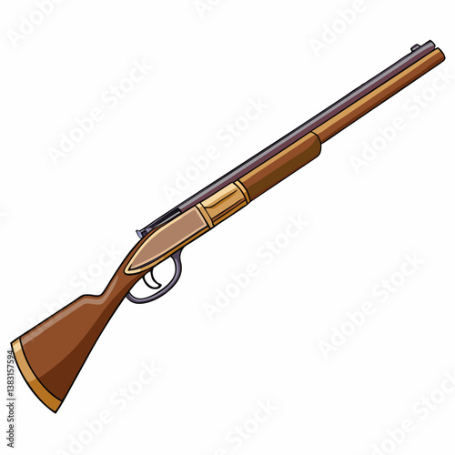 rifle vector illustration